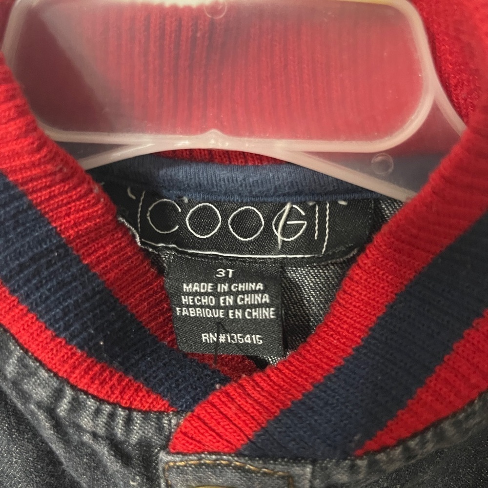 Coogi Jacket Toddler 3T Denim Jean Vintage Y2K Babies Retro - Picture 4 of 4
